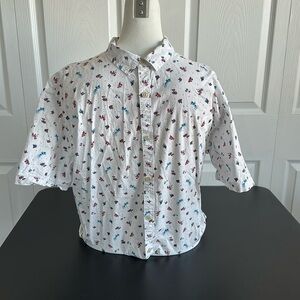 No Boundaries Short Sleeve Button Up